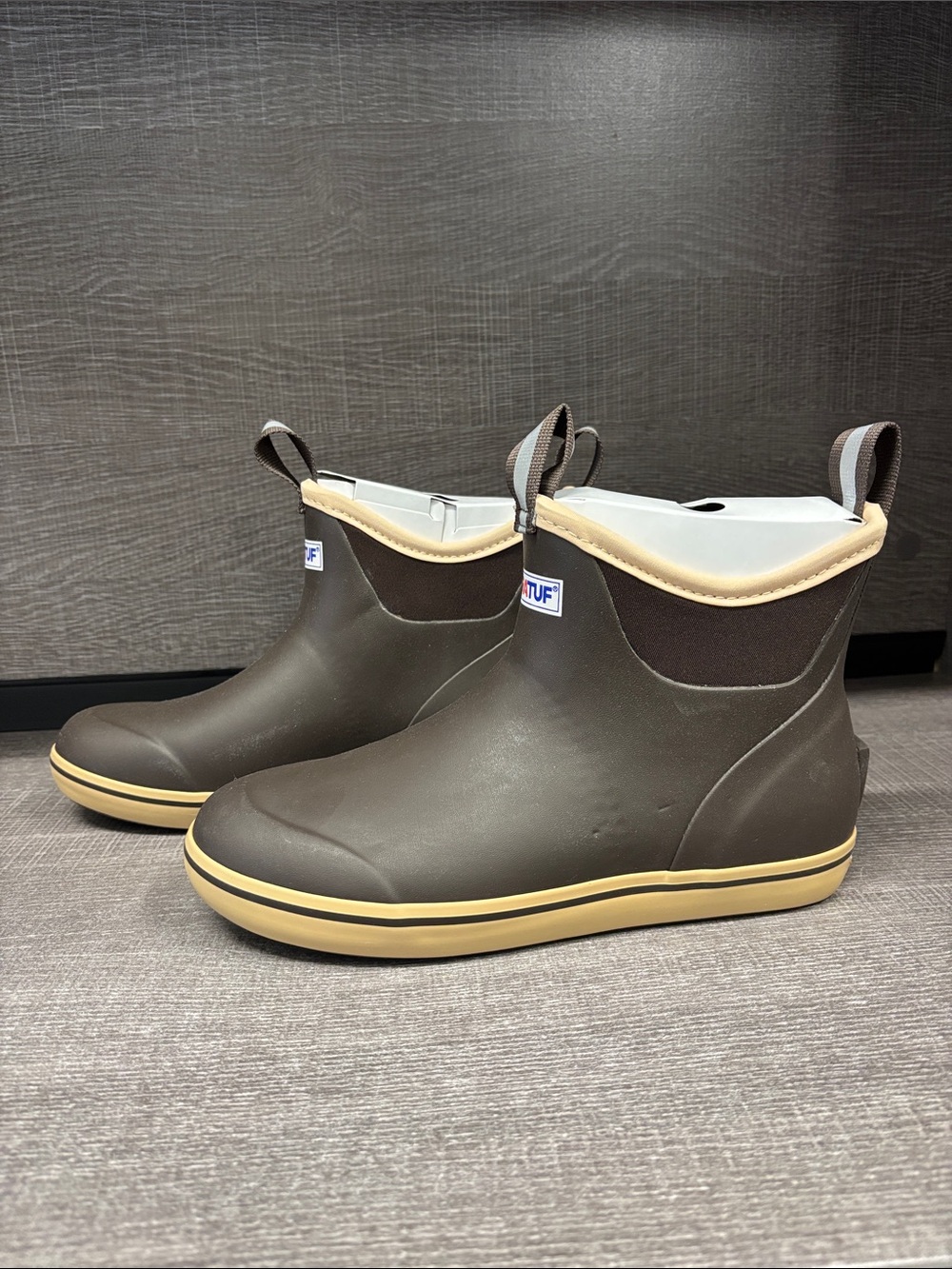 Women's Xtratuf Explorer Grade Ankle Deck Boot XWAB-900 (Brown) - Size 9